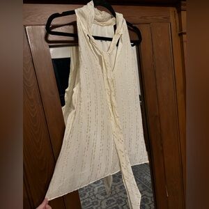 NWOT Ramy Brook Halter Tie Top, L